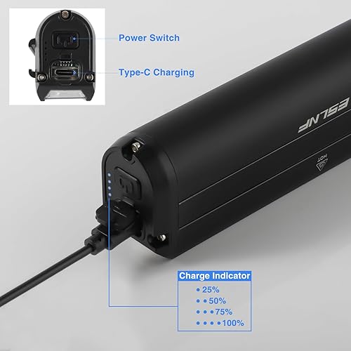 Miniatura 7 de Luz de bicicleta de 1800 lúmenes, luces delanteras y traseras para bicicleta de noche, luz de bicicleta recargable por USB súper brillante con haz