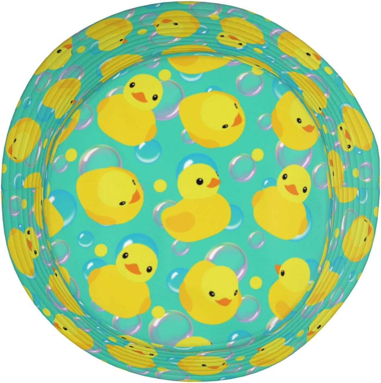 Yellow Rubber Ducks Sun Hat Packable Outdoor Fisherman Cap Summer Bucket Hat Beach for Men Women - Image 4