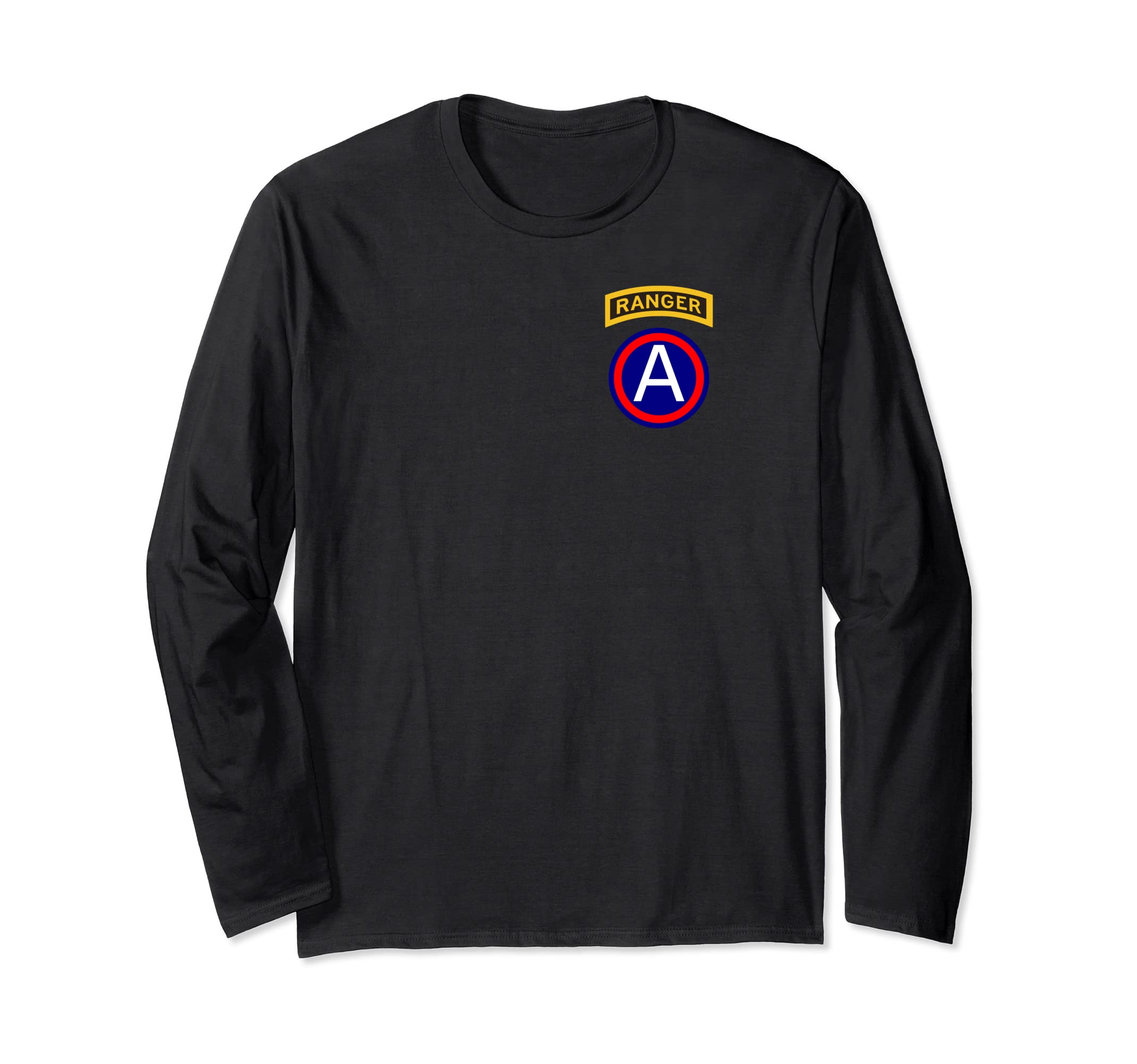 3rd Army Shirt - Third Army Shirt - ARCENT Shirt Ranger Tab Long Sleeve T-Shirt