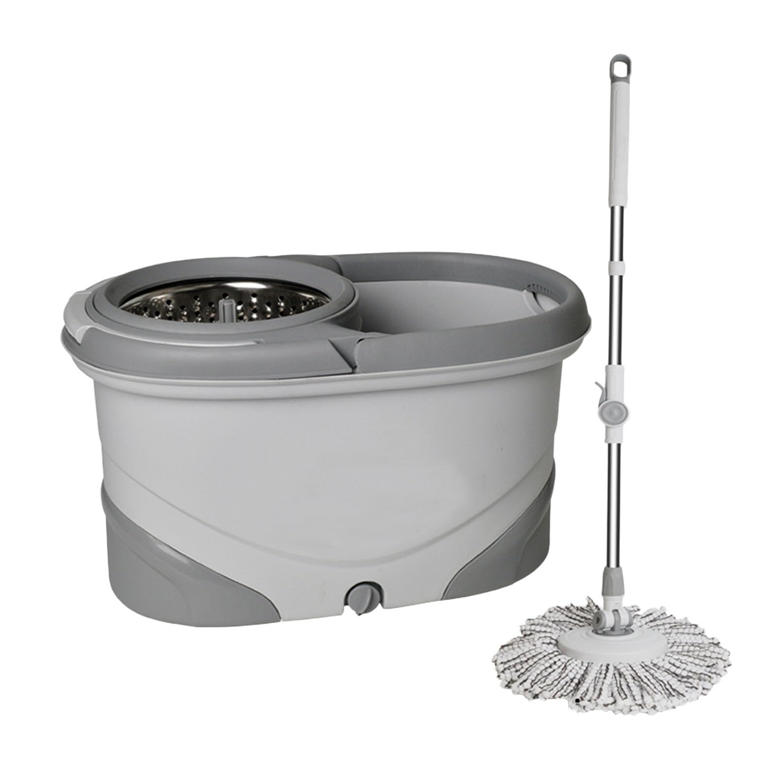 Mopp- Und Eimer-Set Mit Auswringer, 12 L (3,17 Gallonen), Kunststoff-Moppeimer For Nass- Und Trockengebrauch, Bequemer, Langlebiger Ausgießgriff For Hausreinigung, Camping Und Wohnmobilfahren ( Color