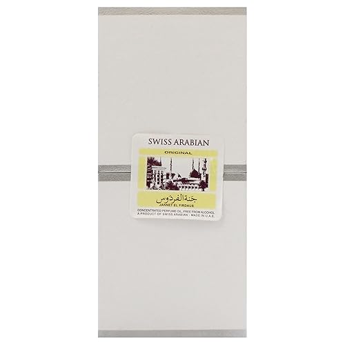 Miniatura 5 de Swiss Arabian Jannet EL Firdaus White - Productos de lujo de Dubai - Aceite de perfume de larga duración unisex - Mezcla de albahaca, bergamota y