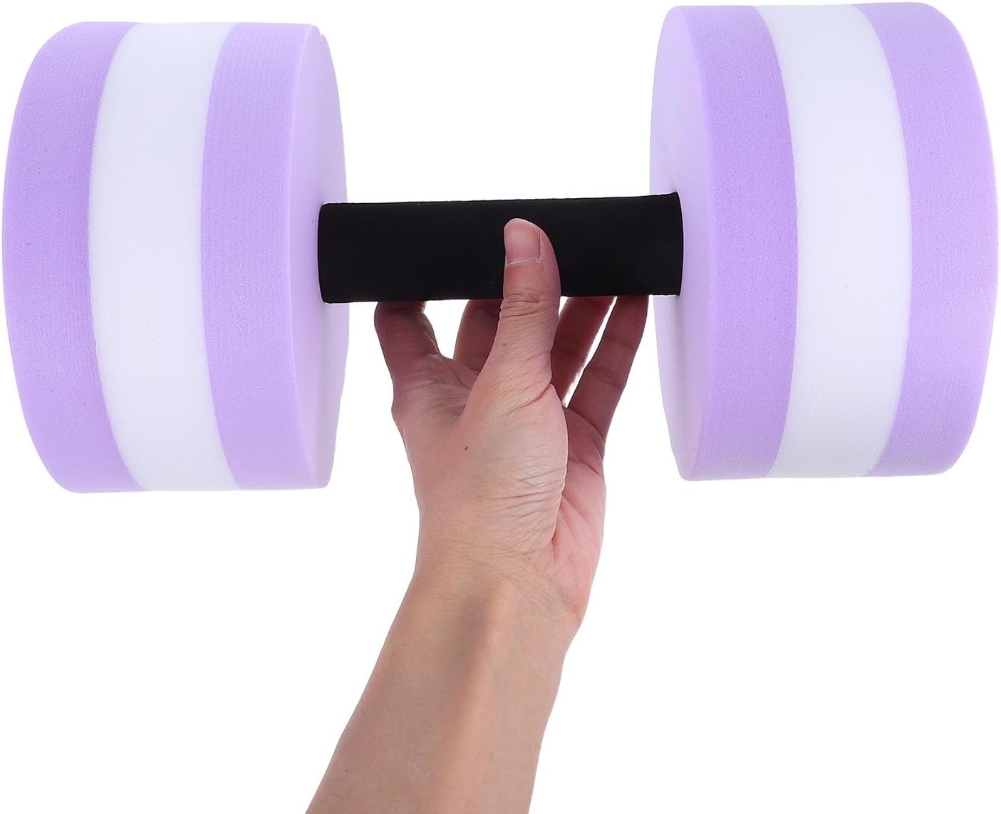 SUPVOX 2pcs Aquatic Dumbbells Set: Eva Foam Barbells for Pool Exercise - Lightweight Water Aerobics Equipment