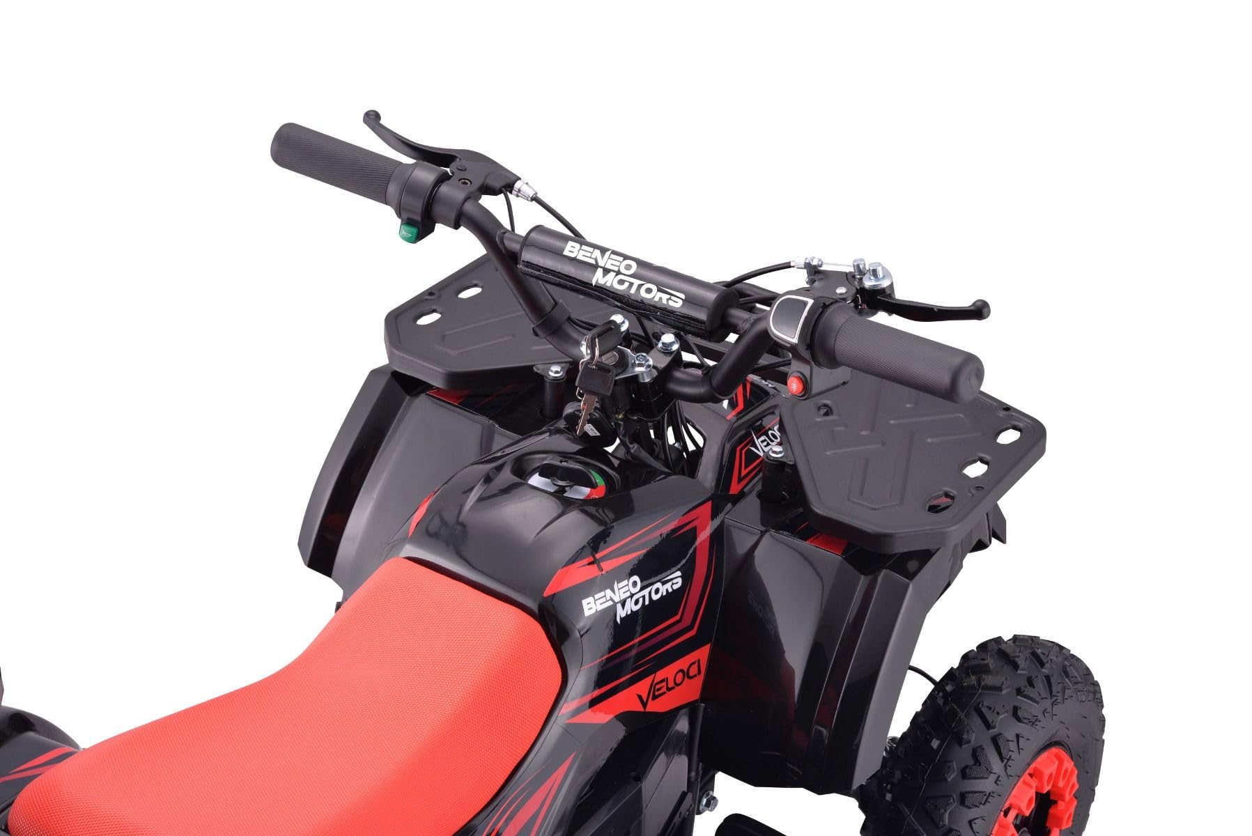 ATV - Mini-Quad pour Enfants Veloci Rouge - 800W 36V à partir de 3 ans