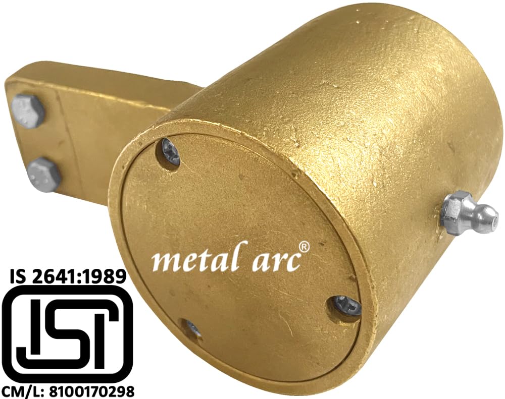 ISI MARKED Metal Arc ULTRA Heavy-Duty Rotary Brass Earth Clamp 1500 Amps, Welding Manual Welder Earth, RR1B6P (Pack of 2) 3
