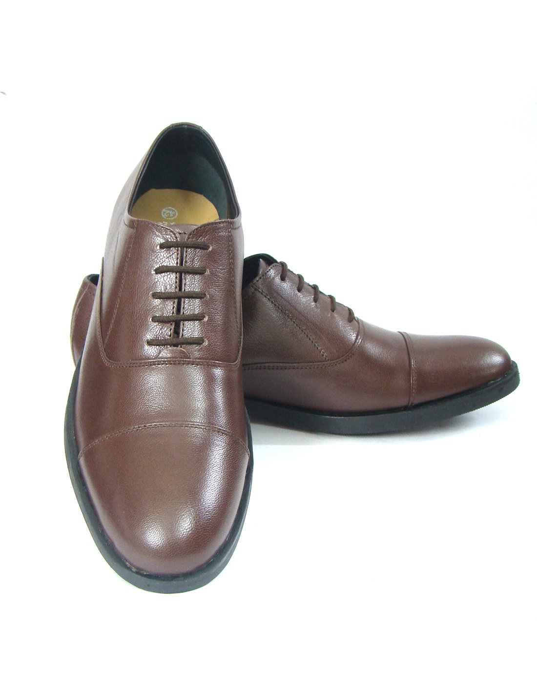 ASM Pure Leather Tan Oxford Shoes with TPR (Thermo Plastic Rubber) Sole, Leather Insole, Fully Leather Lining and Memory Foam for Optimum Comfort for Men. (13, Black) (10) (B07BY1KC7W) Amazon Price History, Amazon Price Tracker