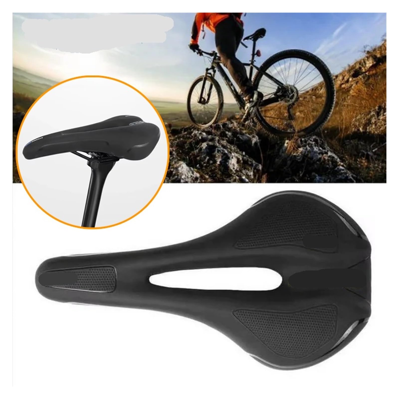 Sella for bici cava e traspirante, morbida for l'uso in ciclismo su strada