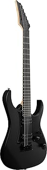 Amazon.com: Ibanez Gio GRGR131EX Electric Guitar - Black Flat