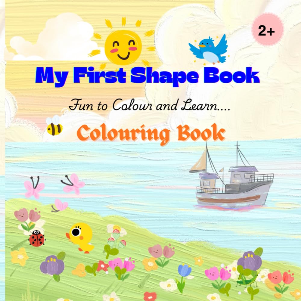 My First Shape Book: Colouring Book
