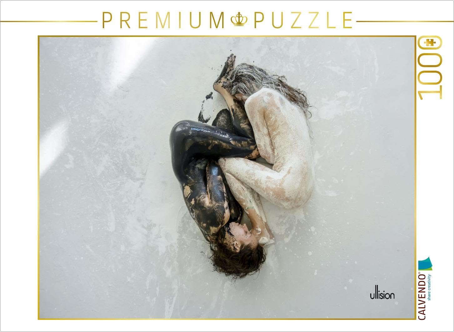 CALVENDO Puzzle Black and White Yin Yang 1000 Pieces