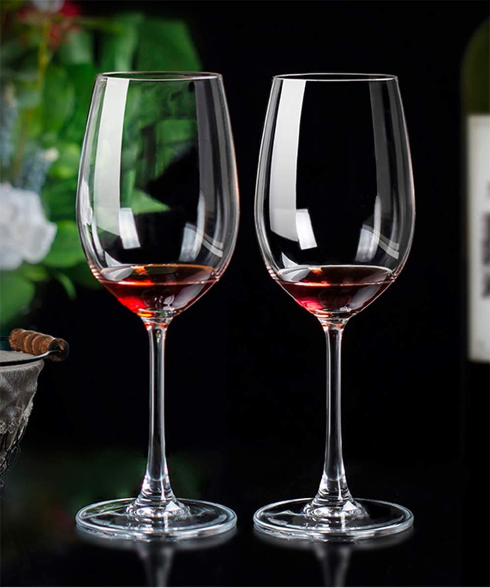 AARAV HOUSE Crystal V-Shape Wine Glass (Pack of 4, Transparent) 2