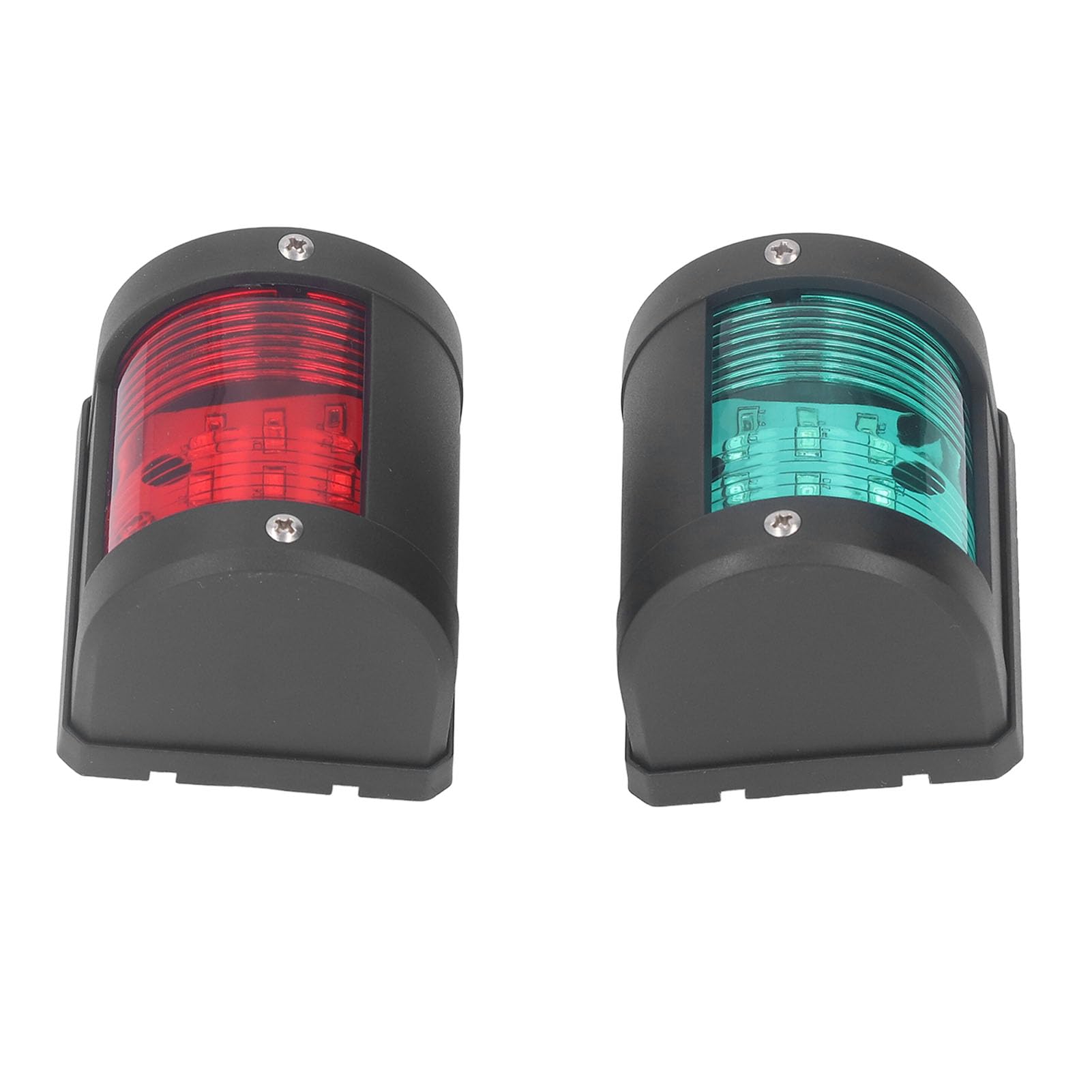 Greensen Luces de Navegación Marinas LED, Luces de Navegación Rojas + Kit Verde para Barco Marino, Luces de Posición de Luz de Señal de Luz de Navegación para Yate de Barco Marino