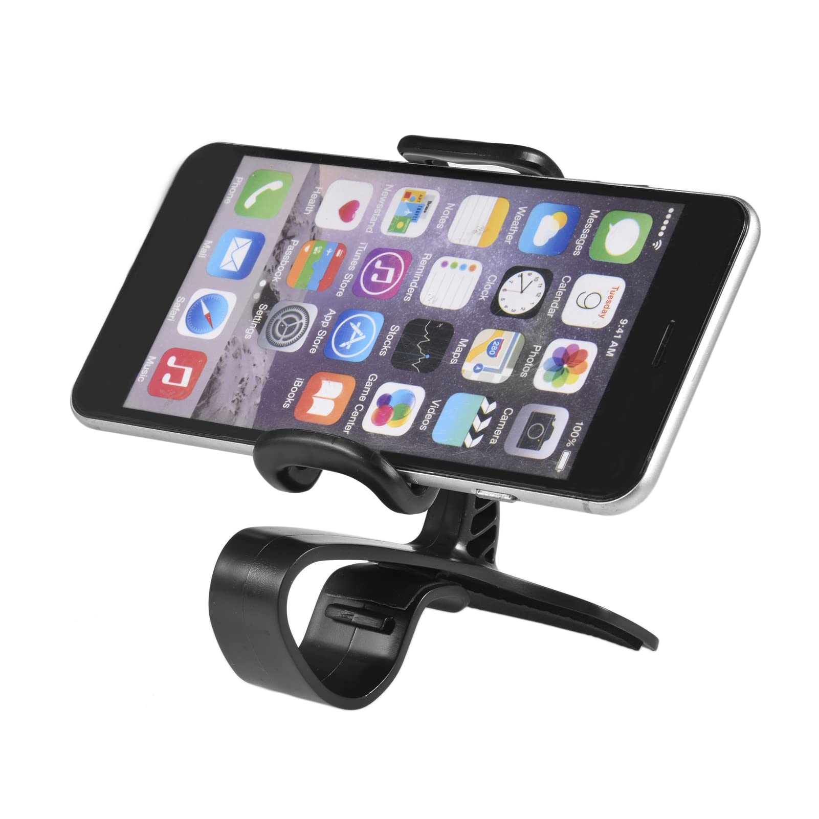 Fulenyi Supporto per Auto | Supporto per Telefono Cellulare Automatico a Rotazione 360 - Culla a Scatto nel Veicolo Adatto per Smartphone, culle Auto universali