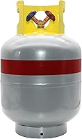 Vista 6 de Flame King YSNR501 tanque cilíndrico para recuperación de refrigerante, 50 libras