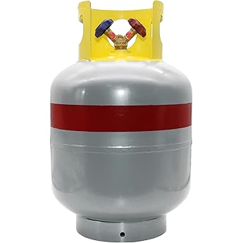 Flame King YSNR501 50 Pound Refrigerant Recovery Cylinder Tank , Gray
