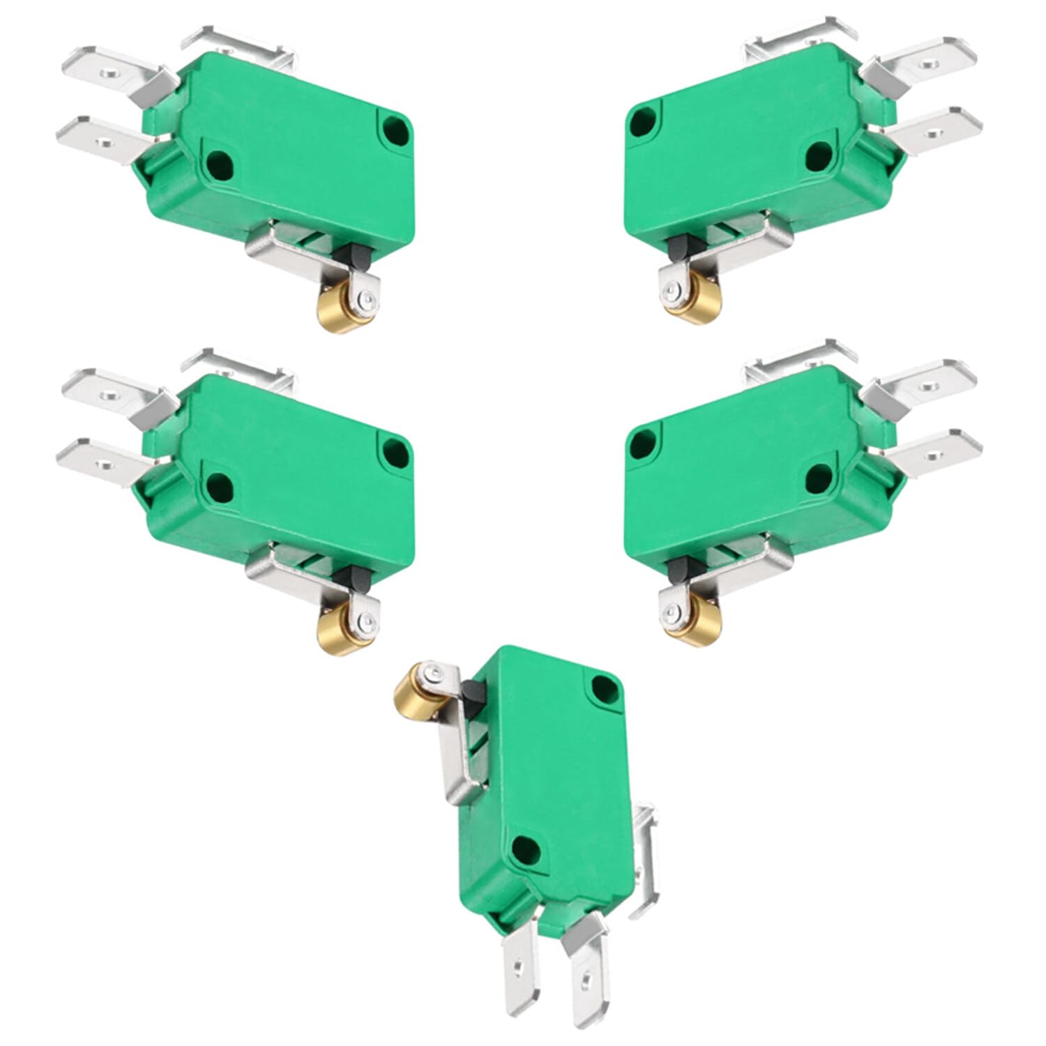 Sourcing Map Mikro-Endschalter KW3-OZ - 2 Stück SPDT 16A 250V