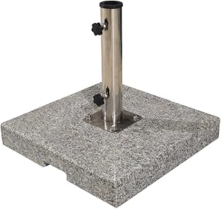 YAHOME Square Marble Umbrella Base Stand