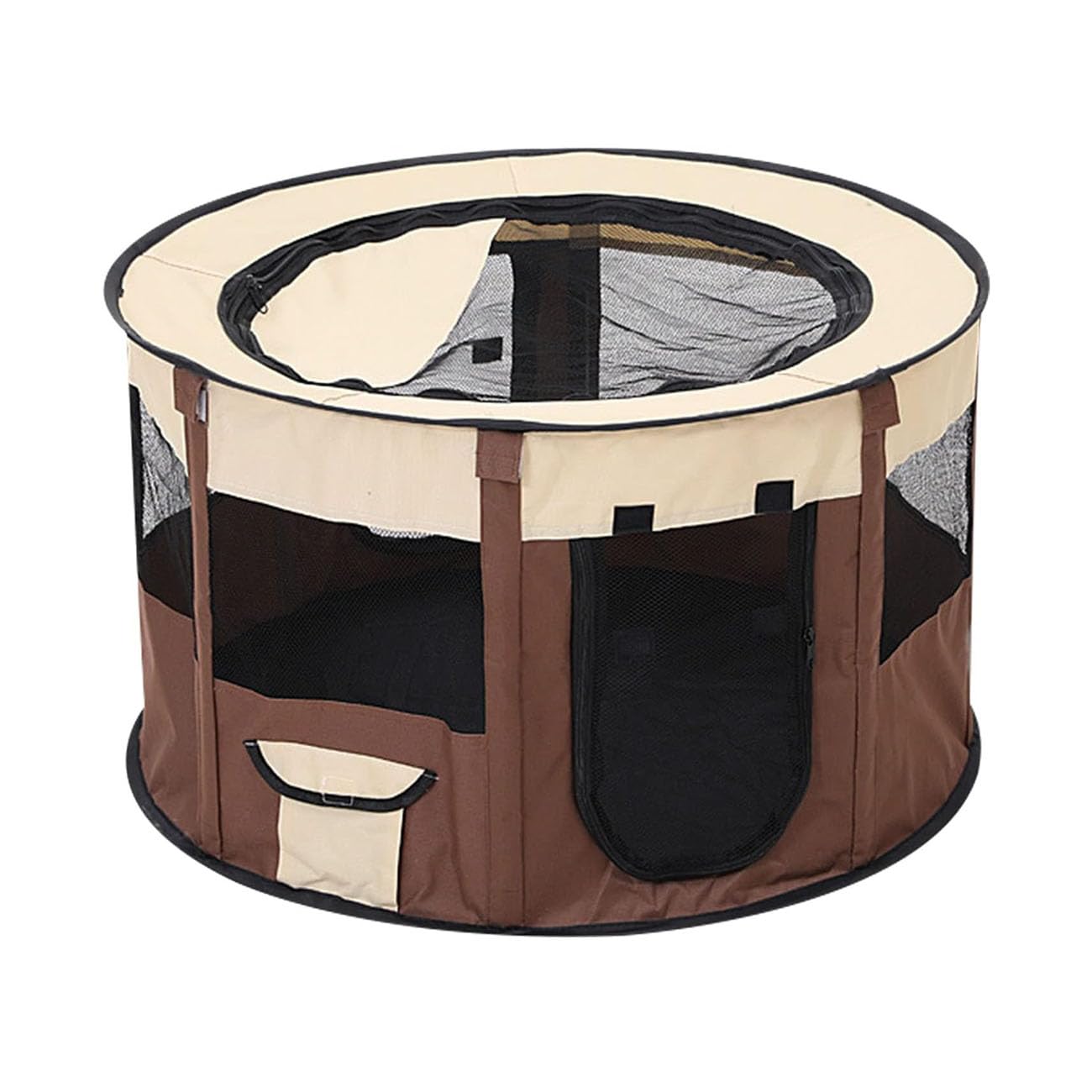 Bolivia's Dog Tent, S Size Octagonal Foldable Pet Dog Cat House, Portable Kennel Puppy Bed House Foldable Pet Tent Fence, Small Dog Tent Indoor Outdoor Use, Easy Storage and Easy to Clean