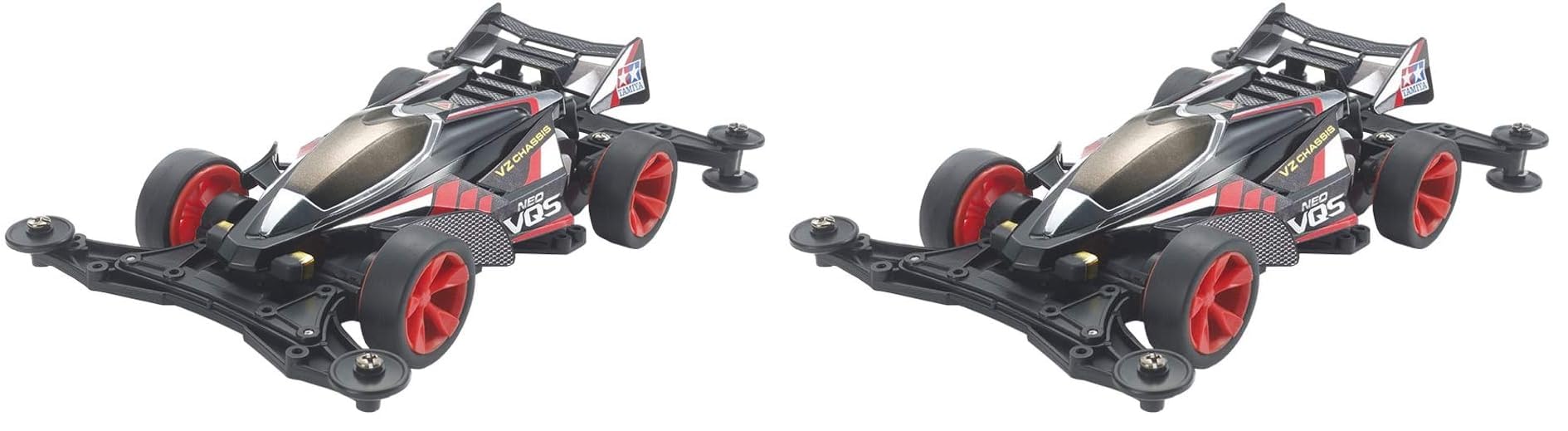 Tamiya Mini 4WD Neo VQS VZ Chassis, Pack of 2