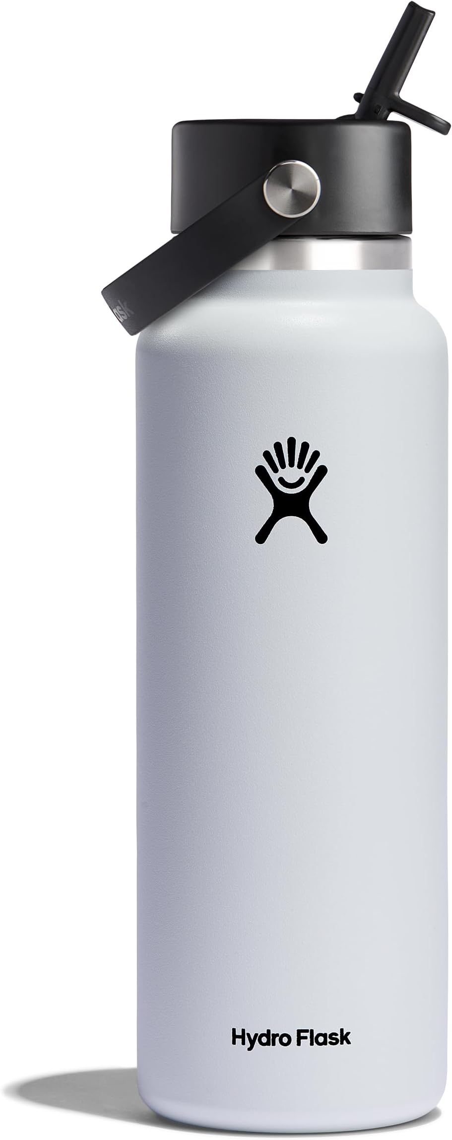 Hydro Flask 40 OZ Wide Flex Straw Cap White