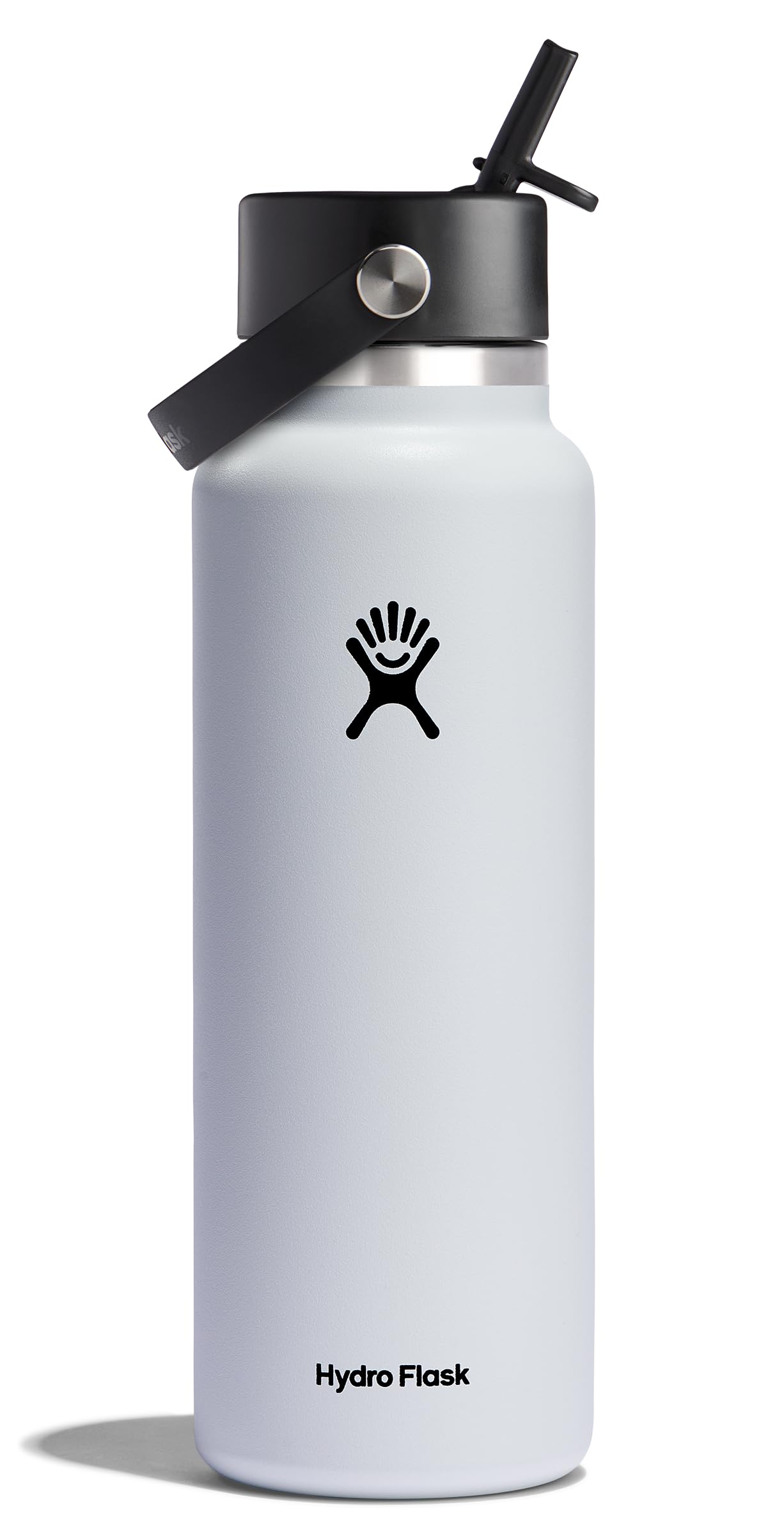 Hydro Flask Wide Flex Straw Cap White 40 Oz