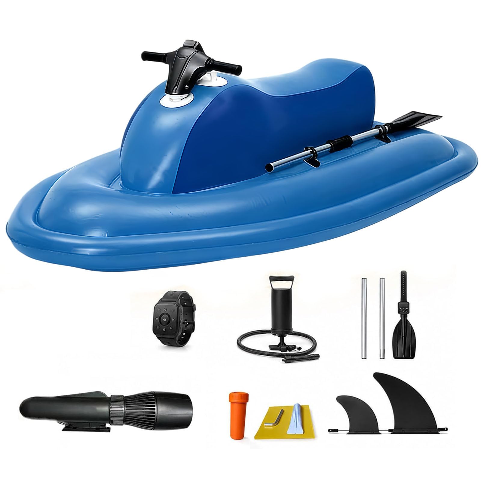 2-Person Inflatable Electric Jet Ski With Brushless Motor 500W-16000mAh