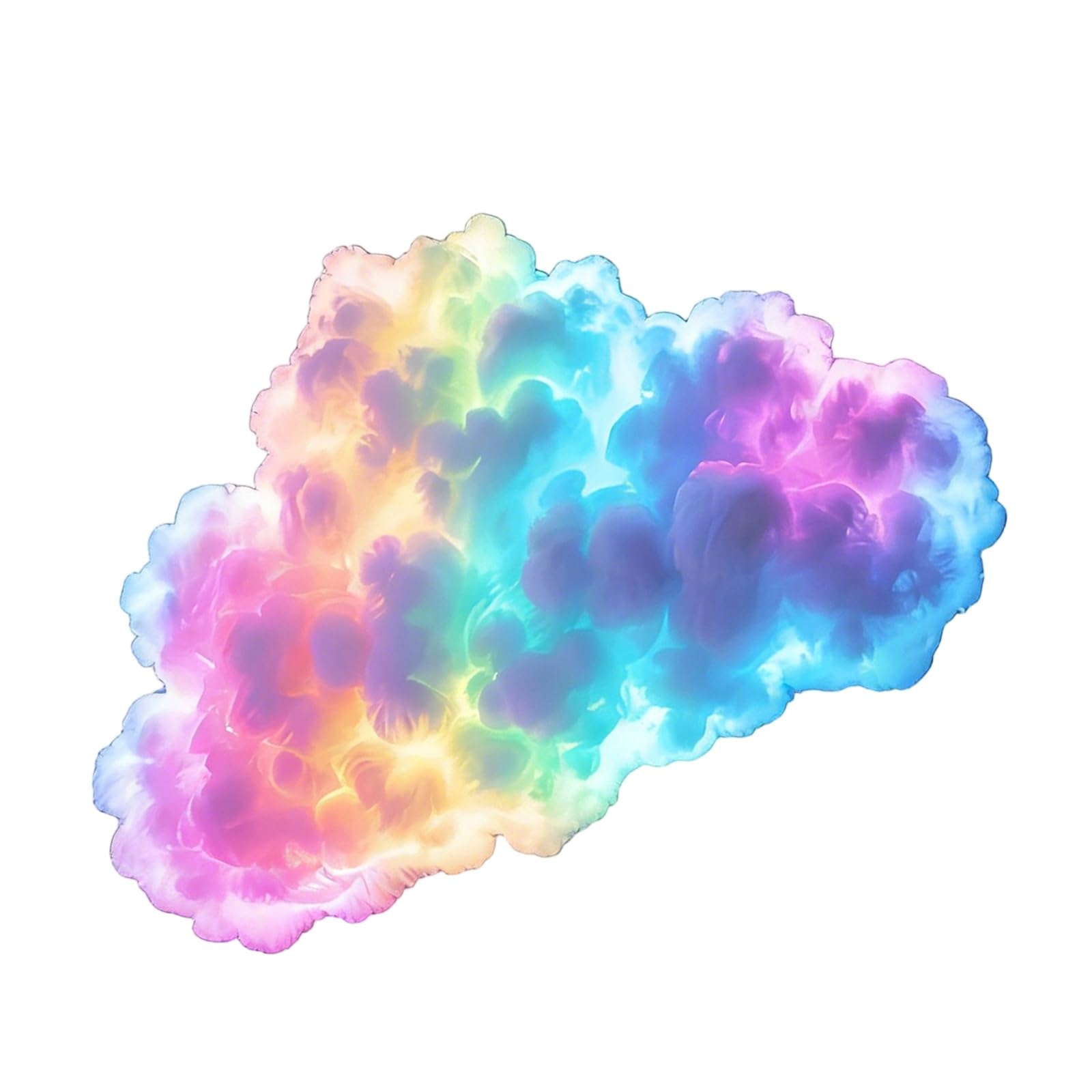 3D USB Thunder Cloud LED Lamp with Music Mood Lighting for Bedroom Gaming Party Decoration Remote Light