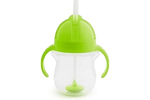 Munchkin Any Angle Weighted Straw Trainer Cup, 7oz