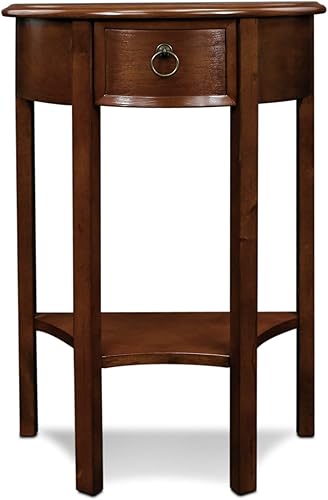 Miniatura 10 de Leick Home Mesa de Consola Mission, Madera Maciza, 1 Cajón de Almacenamiento, Estante de Exhibición Inferior, Profundidad Estrecha, Fácil Montaje,