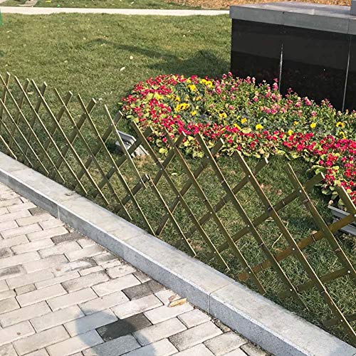 JIANFEI-Valla de jardín Valla De Madera Decoracion Jardin Cerca De Bambú Barandilla Cama De Flores Bambú Natural Impermeable, 4 Tallas (Size : 90x180cm)