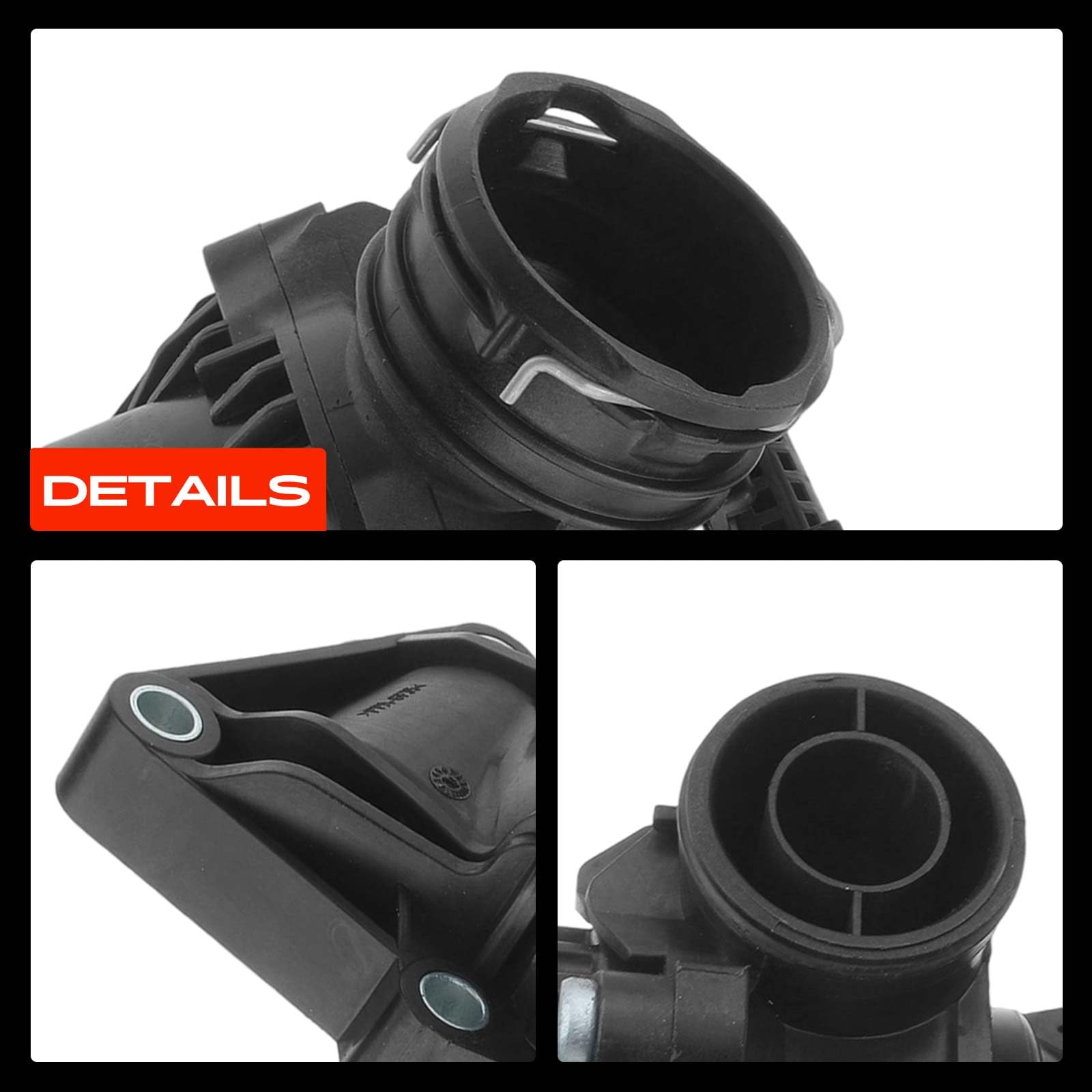 Frankberg Termostato del liquido di raffreddamento 103°C 2 Poli | A2762000115, Compatibile con: CLS Shooting Brake X218, Classe S V222 W222 X222, SL R231, Classe C Coupé C204, Classe C W204