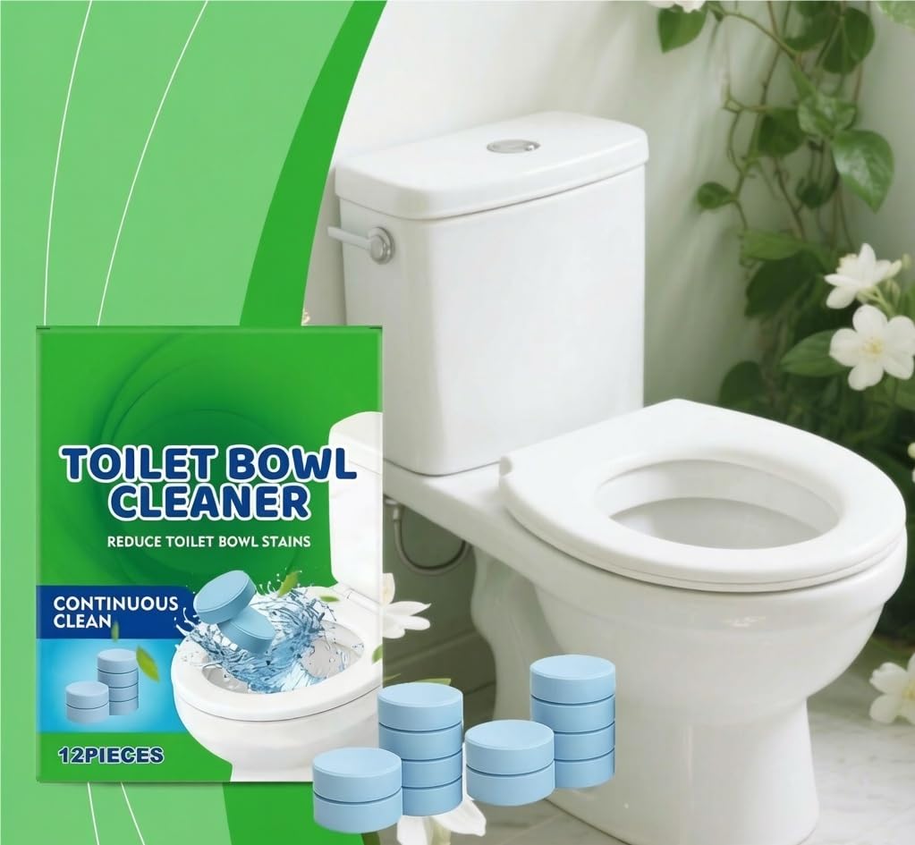 Compresse for la pulizia della toilette | Rimuovi macchie e odori, ripristina la lucentezza, compresse for la pulizia quotidiana(3pcs)
