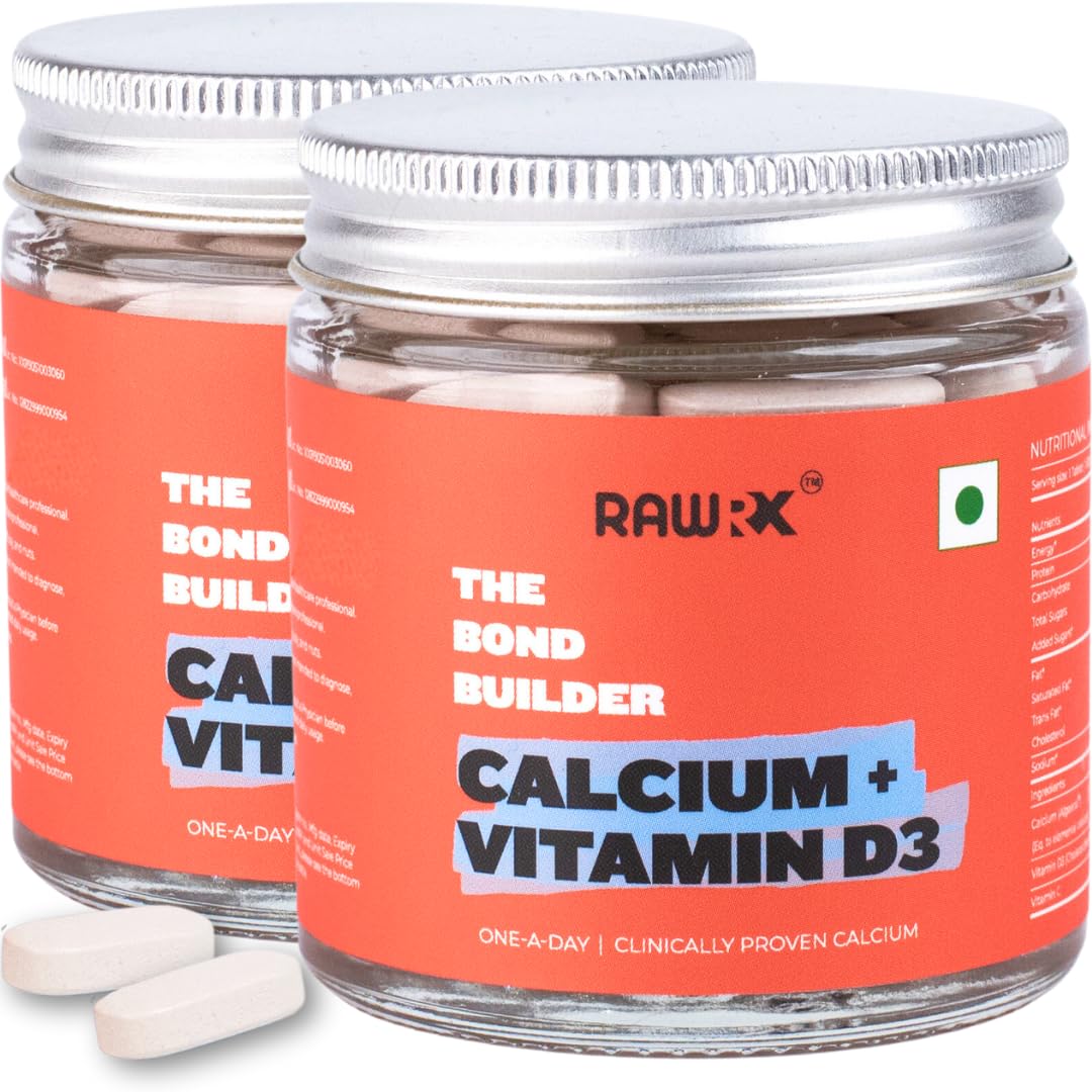 RawRX Plant based Calcium + D3 with Vitamin C, Magnesium, and Zinc - 60 Calcium Tablets for Strong Bones & Joints, Improve Bone Mineral Density - Calcium Supplement for Women and Men (B09SPDTXPH) Amazon Price History, Amazon Price Tracker