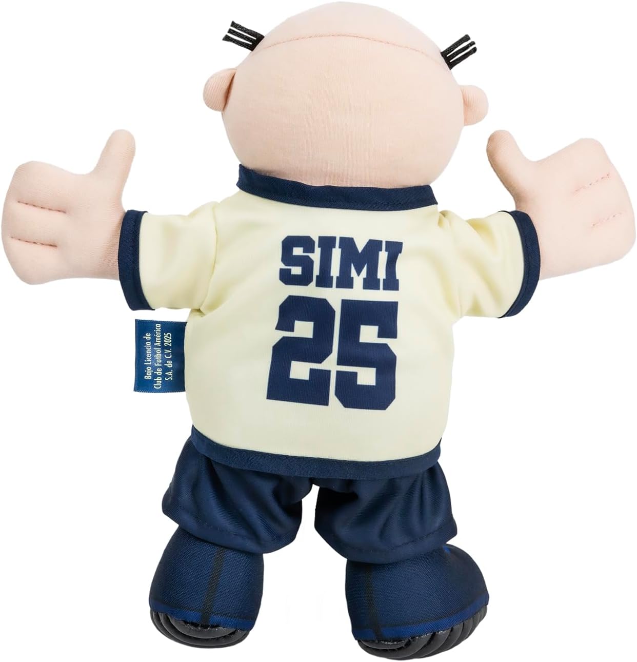 Official Dr. Simi × Club América Plush Toy – Handmade in Mexico by Artisans | Ultra-Soft Hypoallergenic Collectible with Recycled PET Filling | Perfect Fan Gift for Soccer Lovers & Families - Image 8