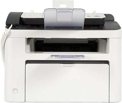 Canon FAXPHONE L100 - Monochrome Laser Fax with Copier, 30 Sheet Auto Document Feeder, 19 PPM, White