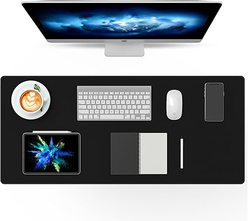 Alfombrilla de mouse grande para juegos con base de goma antideslizante, alfombrilla de escritorio impermeable para escritorio, almohadilla de