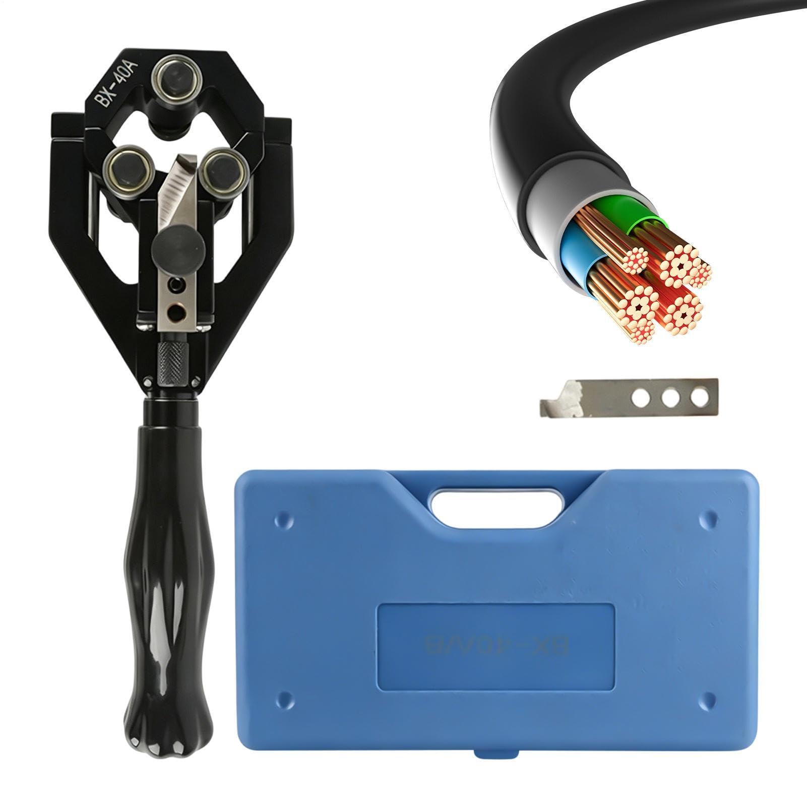 Pelacables Pinza Crimpadora Aislada Multifunción | Herramienta Pelacables Para Cable 22-40 mm Para Terminales Tornillos Desconexión Corte Y Pelado Para Eléctrico Y Automotriz
