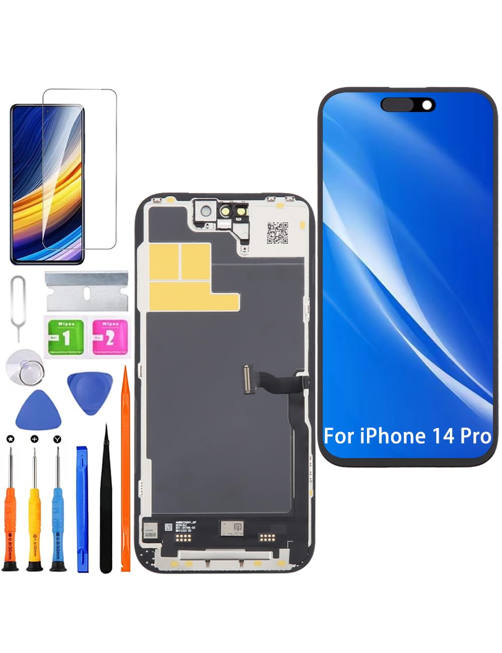 Display Schermo per iPhone 14 Pro A2890 A2650 A2889 A2892