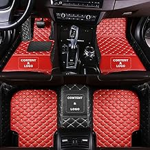 Custom Car Floor Mats Fit 99% Sedan SUV Sports Car, Full Coverage All Weather Protection Anti-Slip Diamond Leather for Men Women car Interior Accessories 15