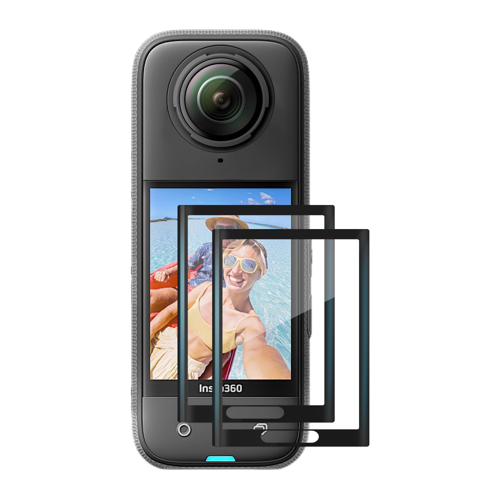 Protezione Obiettivo In Vetro Temperato Per Insta360 X4, Copriobiettivo Ottico 9H Anti-appannamento Impermeabile, Facile Installazione
