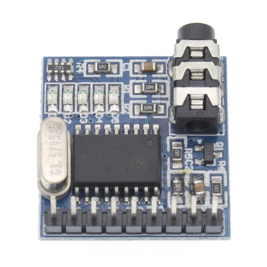 1PCS MT8870 DTMF Voice Decoding Module Phone Module Speech Decoding Voice Board Module LED Indicators with Pins