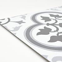 Vista 8 de FloorPops FP2953 Remy - Azulejos para suelo (pelar y pegar, color gris)