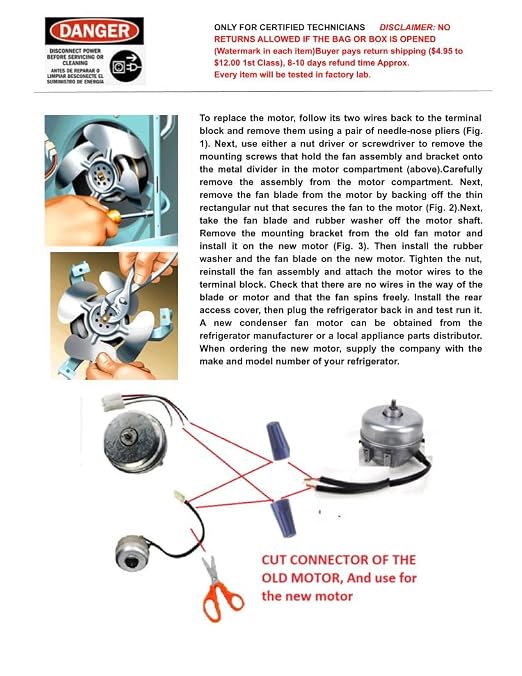 Motor-Condenser para fabricadora de hielo compatible GSPUSA miniatura 3