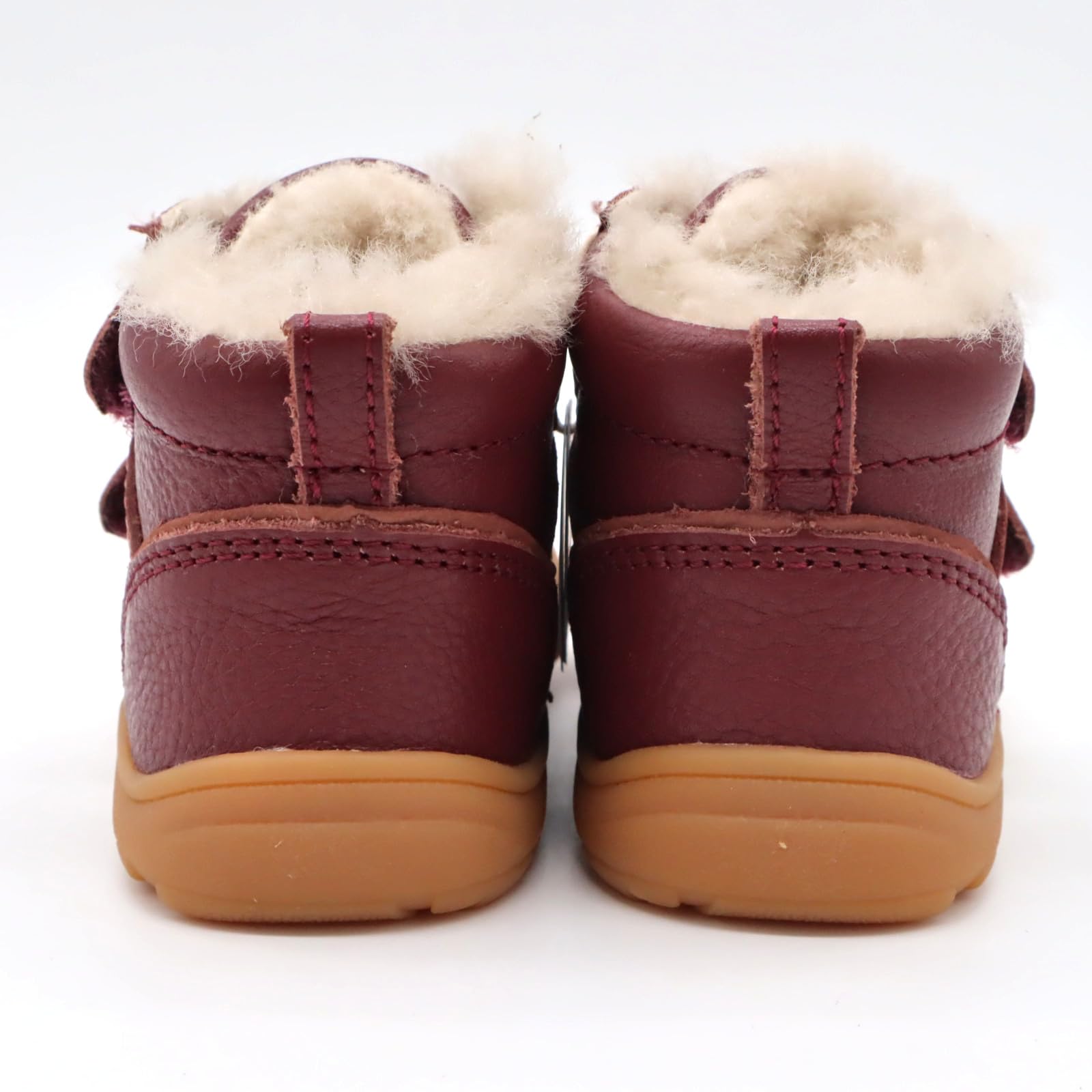 Lammfell-Laufschuhe Becky Bordeaux von bis-kids