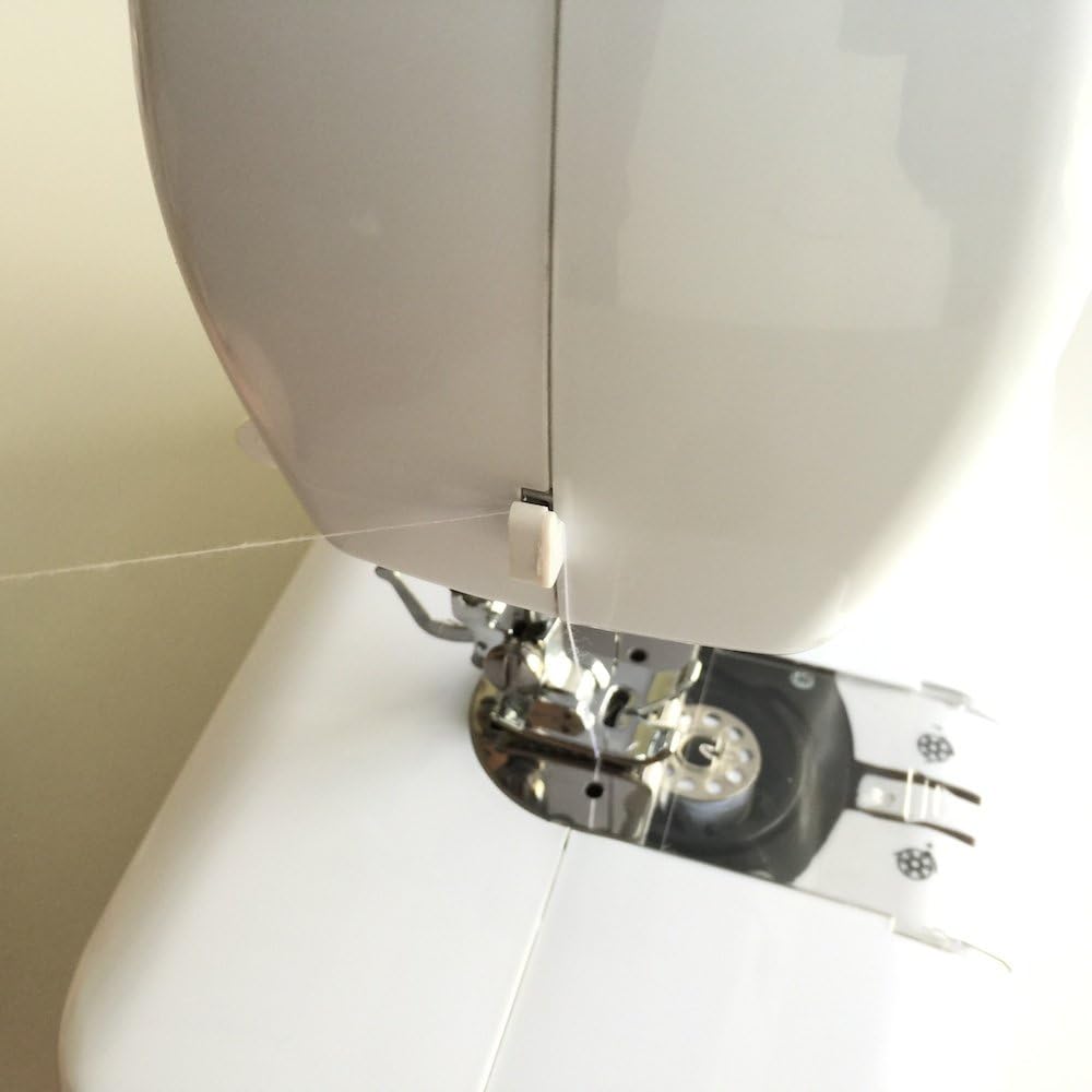 Threading path of the upper thread on the sewing machine.