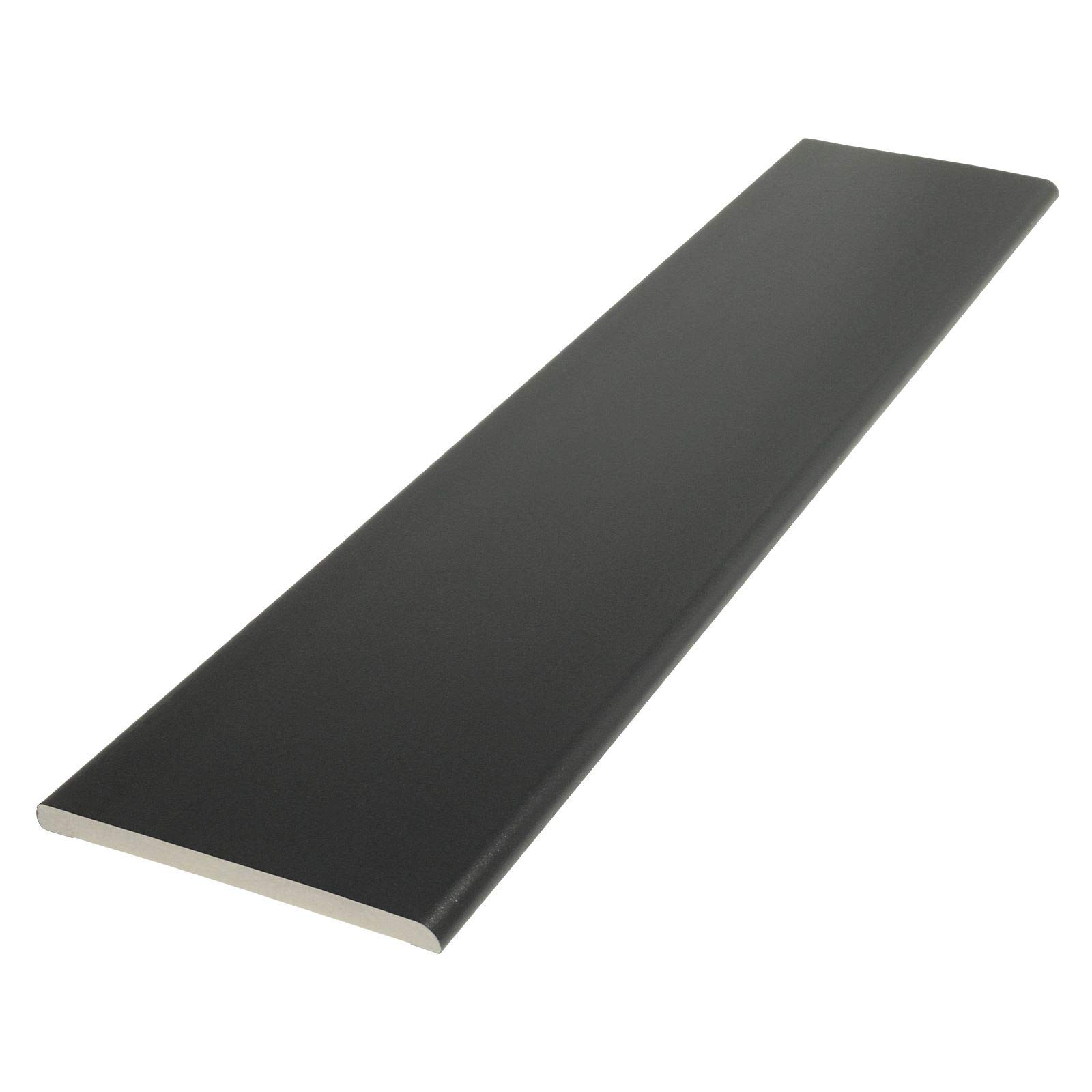 Pencil Round Architrave uPVC Plastic Finishing Trim Moulding (2.5m) - 95mm, Anthracite Grey (Smooth)
