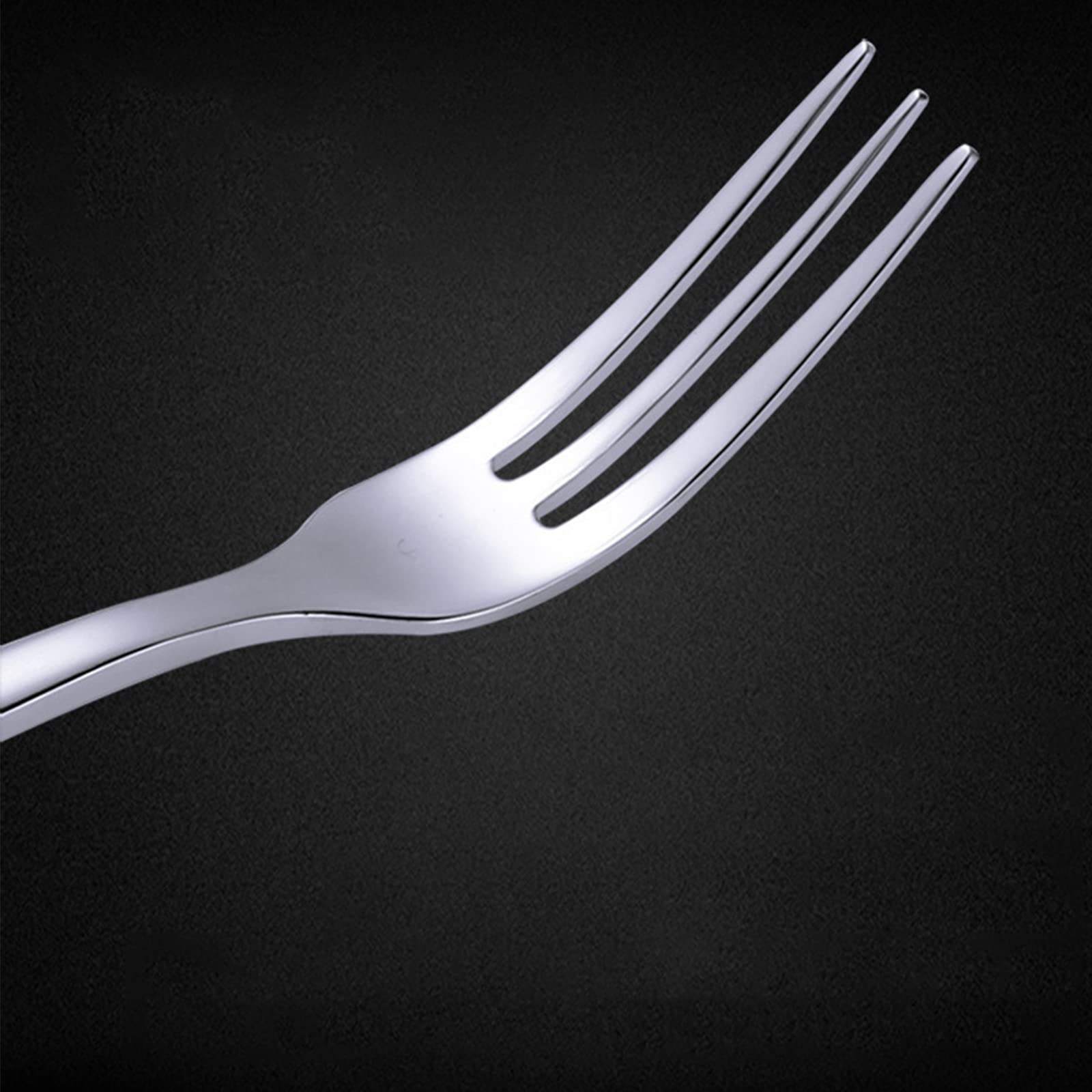 4Pcs Stainless Steel Forks,Escargot Forks 2 Prong Tasting Appetizer Forks Portable Cocktail Salad Fruit Forks For Party Travel