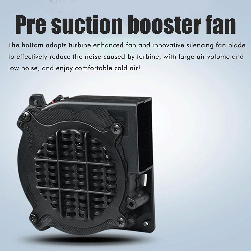 Cuscino di Ventilazione per Seggiolino Auto, Cuscino di Raffreddamento Portatile 12V Cuscino di Raffreddamento per Seggiolino Auto con Accessori per Ventola (Black1)