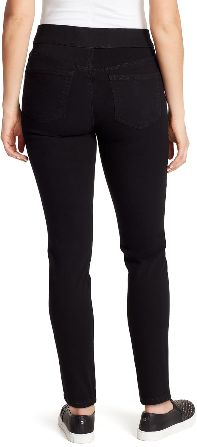 Gloria Vanderbilt Womens Avery Slim Pull on Pant Petite - Image 2