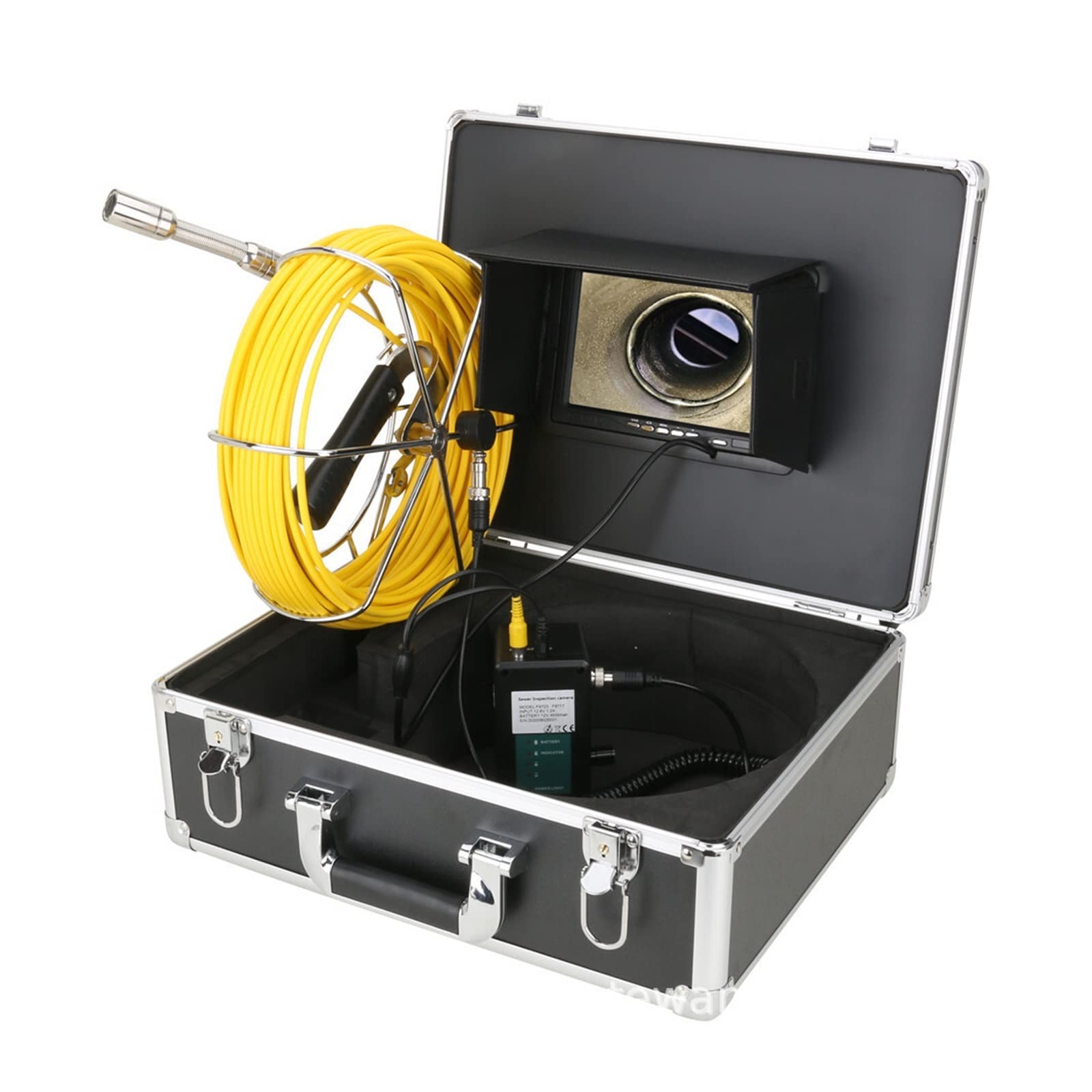 Cámara de Alcantarillado, HD Cámara de alcantarillado, cámara de inspección de tuberías industriales con DVR FUNCIÓN DE VIDEO DE ENDOSCOPO INDUSTRIAL DE 7 pulgadas for la tubería de drenaje del conduc