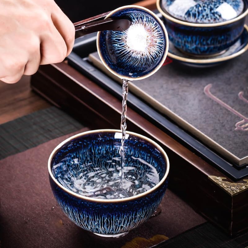 Tianmu glazura zmiana w piecu mycie herbaty Jianzhan Yao zmiana wody miska do mycia ceramiczna miska na wodę o dużej pojemności szczotkowany królik zestaw do herbaty mycie filiżanek/306